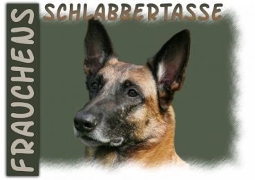 Fototasse Malinois (Belgischer Schäferhund) Herrchen/Frauchen