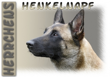 Fototasse Malinois (Belgischer Schäferhund) Herrchen/Frauchen