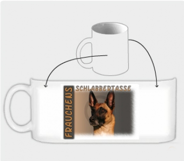 Fototasse Malinois (Belgischer Schäferhund) Herrchen/Frauchen