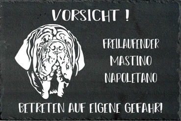 Schieferplatte Mastino Napoletano