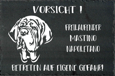 Schieferplatte Mastino Napoletano