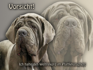 Hundewarnschild Mastino Napoletano #1