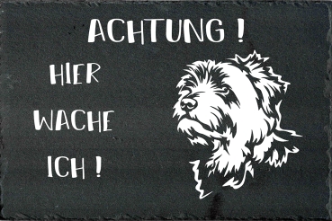 Schieferplatte Norfolk Terrier