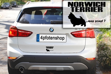 Preview: Aufkleber "Norwich Terrier ...was sonst?"