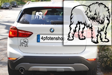 Autoaufkleber "Otterhound" Kontur