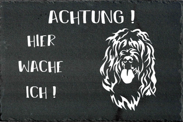 Schieferplatte Otterhound