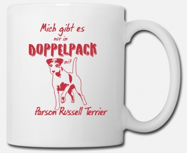 Tasse Parson Russell Terrier "Doppelpack"