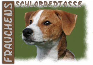 Fototasse Parson Russell Terrier Herrchen/Frauchen