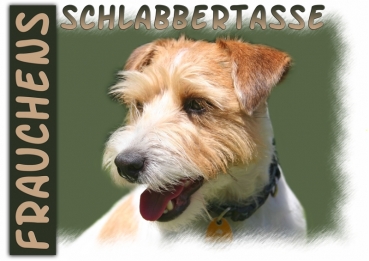 Fototasse Parson Russell Terrier Herrchen/Frauchen