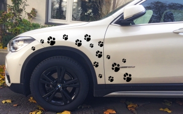 Aufkleber Pfoten A4 Bogen