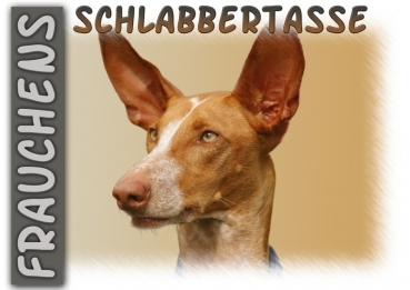 Fototasse Podenco Herrchen/Frauchen