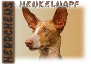 Fototasse Podenco Herrchen/Frauchen