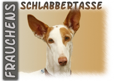 Fototasse Podenco Herrchen/Frauchen