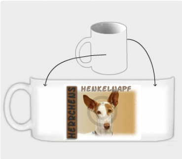 Fototasse Podenco Herrchen/Frauchen