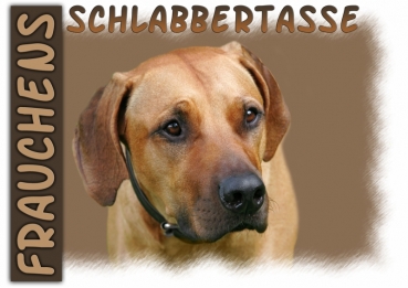 Fototasse Rhodesian Ridgeback Herrchen/Frauchen