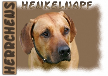 Fototasse Rhodesian Ridgeback Herrchen/Frauchen