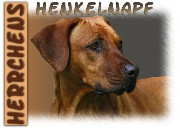 Fototasse Rhodesian Ridgeback Herrchen/Frauchen