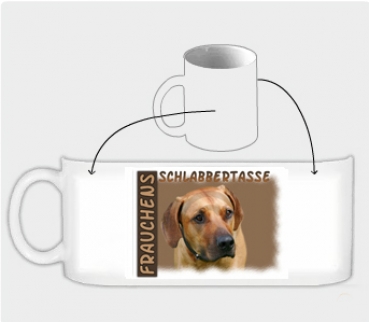 Fototasse Rhodesian Ridgeback Herrchen/Frauchen