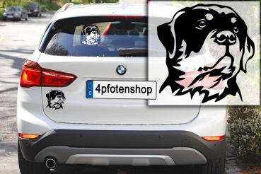 Autoaufkleber "Rottweiler" Kopf