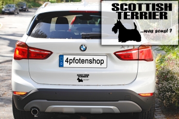 Aufkleber "Scottish Terrier ...was sonst?"