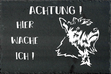 Schieferplatte Scottish Terrier