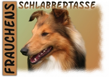 Fototasse Sheltie (Shetland Sheepdog) Herrchen/Frauchen