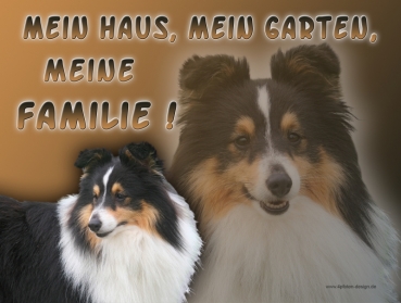 Hundewarnschild Sheltie (Shetland Sheepdog) #8