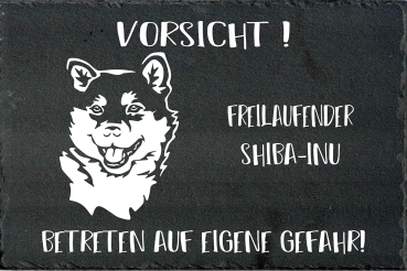 Schieferplatte Shiba