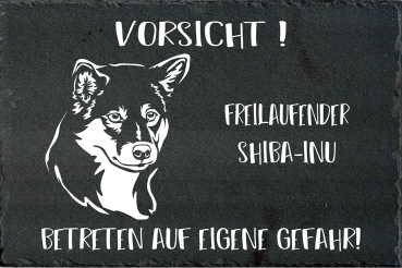 Schieferplatte Shiba