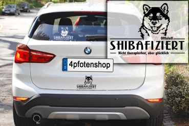 Aufkleber Shiba "Shibafiziert"