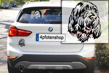 Autoaufkleber "Spinone Italiano" Kopf