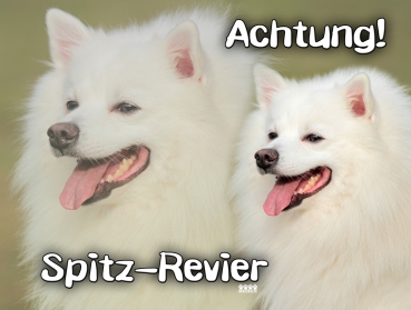 Hundewarnschild Deutscher Spitz (Großspitz) #4