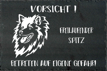 Schieferplatte Spitz