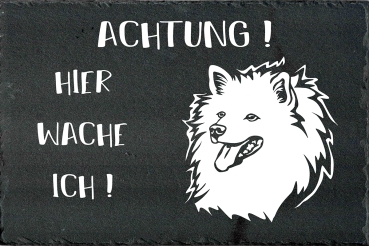 Schieferplatte Spitz