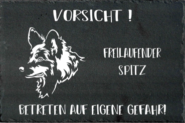 Schieferplatte Spitz