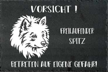 Schieferplatte Spitz