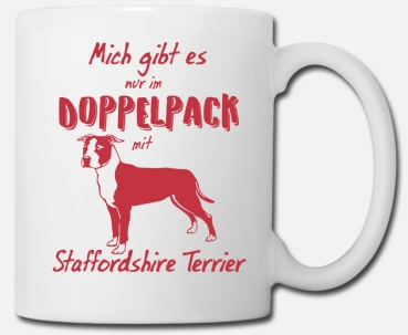 Tasse Staffordshire Terrier "Doppelpack"