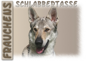 Fototasse Tschechoslowakischer (Tschechischer) Wolfhund Herrchen/Frauchen