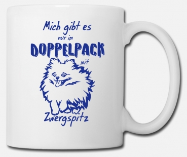 Tasse Zwergspitz "Doppelpack"