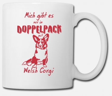 Tasse Welsh Corgi "Doppelpack"