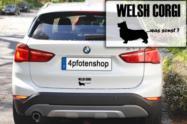 Preview: Aufkleber "Welsh Corgi ...was sonst?"