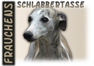 Fototasse Whippet Herrchen/Frauchen