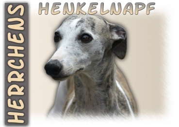 Fototasse Whippet Herrchen/Frauchen