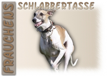 Fototasse Whippet Herrchen/Frauchen