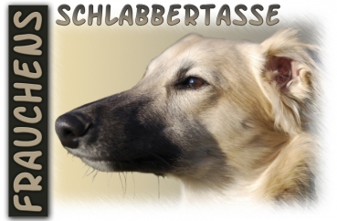 Fototasse Whippet (Langhaar Whippet) Herrchen/Frauchen