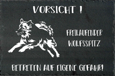 Schieferplatte Wolfsspitz