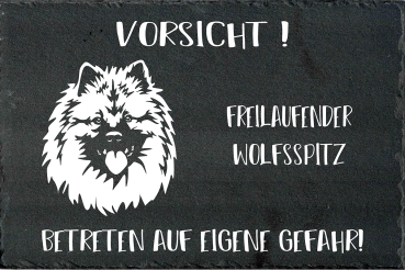 Schieferplatte Wolfsspitz