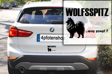 Preview: Aufkleber "Wolfsspitz ...was sonst?"