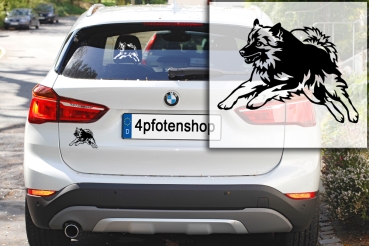 Autoaufkleber "Wolfsspitz" Kontur