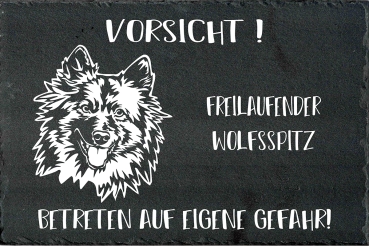 Schieferplatte Wolfsspitz